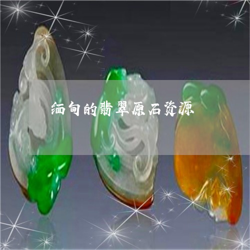 缅甸的翡翠原石资源/2023041320491 缅甸的翡翠原石资源/2023041320491