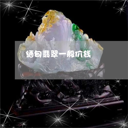 缅甸翡翠一般价钱/2023031522714 缅甸翡翠一般价钱/2023031522714