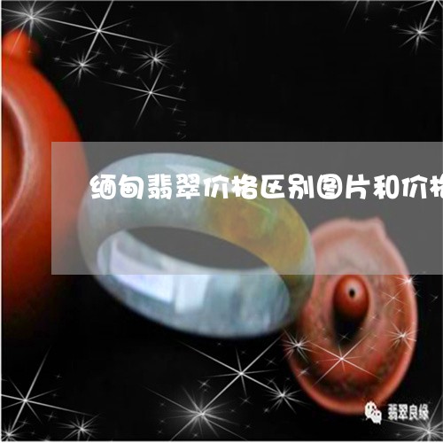 缅甸翡翠价格区别图片和价格/2023071217048