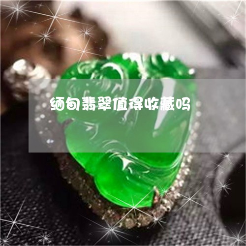 缅甸翡翠值得收藏吗/2023041338251