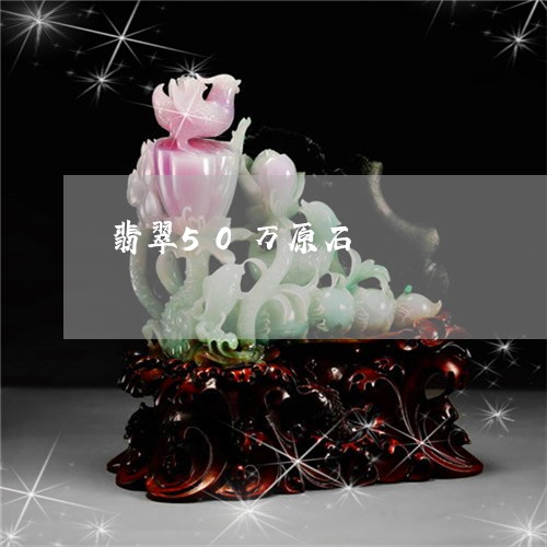 翡翠50万原石/2023032762534