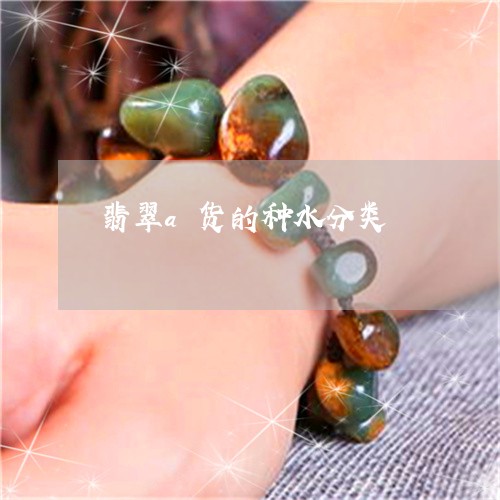 翡翠a货的种水分类/2023040973595 翡翠a货的种水分类/2023040973595