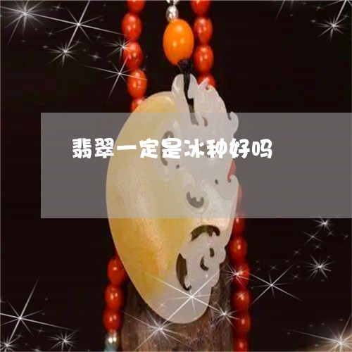 翡翠一定是冰种好吗/2023040930682 翡翠一定是冰种好吗/2023040930682