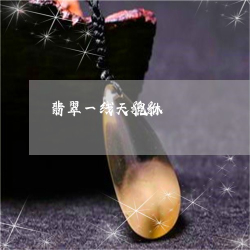 翡翠一线天貔貅/2023032784806