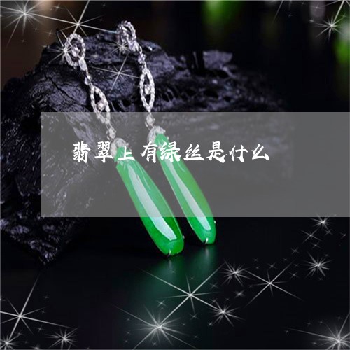 翡翠上有绿丝是什么/2023040994036 翡翠上有绿丝是什么/2023040994036