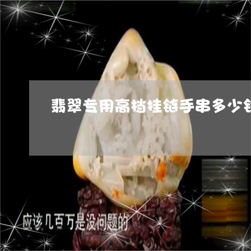 翡翠专用高档挂链手串多少钱/2023063061603