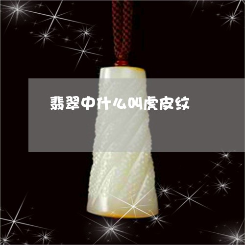 翡翠中什么叫虎皮纹/2023040940605