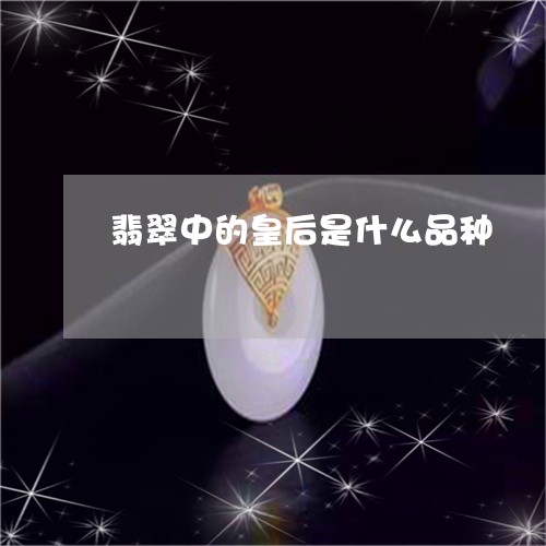 翡翠中的皇后是什么品种/2023061820514