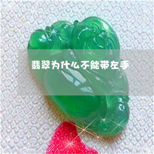 翡翠为什么不能带左手/2023021078161