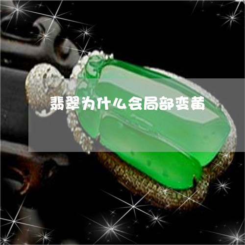翡翠为什么会局部变黄/2023021026039 翡翠为什么会局部变黄/2023021026039