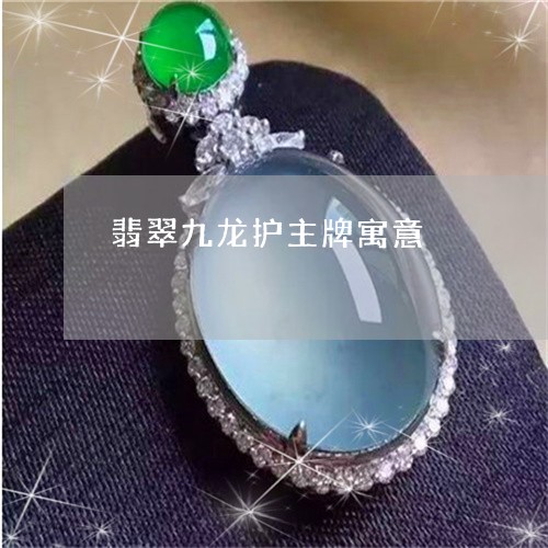 翡翠九龙护主牌寓意/2023040906257