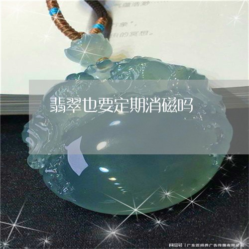 翡翠也要定期消磁吗/2023040975058 翡翠也要定期消磁吗/2023040975058