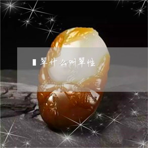 翡翠什么叫翠性/2023032800605 翡翠什么叫翠性/2023032800605