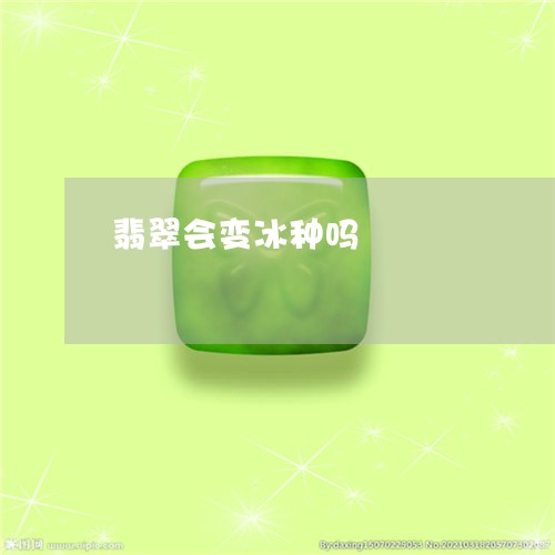 翡翠会变冰种吗/2023032750273