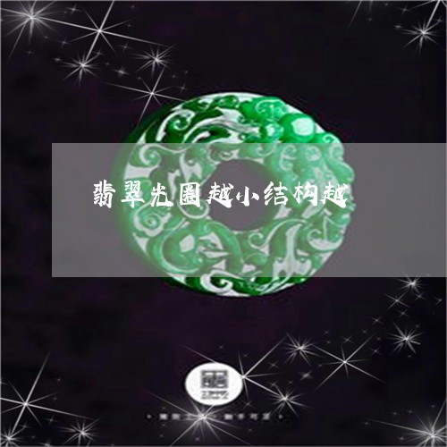 翡翠光圈越小结构越/2023041190504 翡翠光圈越小结构越/2023041190504