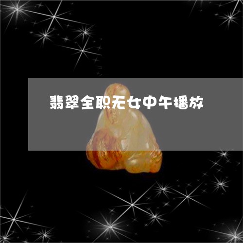 翡翠全职无女中午播放