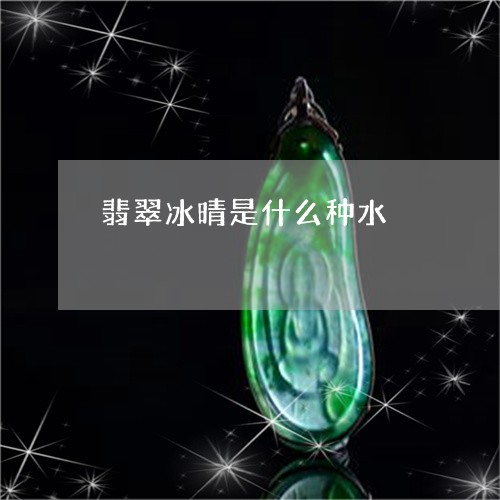 翡翠冰晴是什么种水/2023061607149