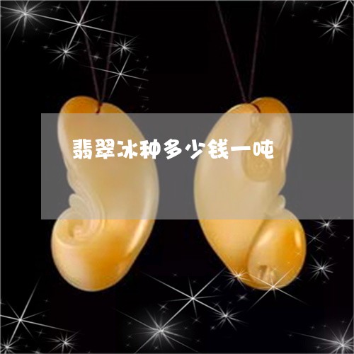 翡翠冰种多少钱一吨/2023041178684