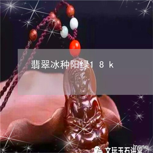 翡翠冰种阳绿18k/2023041127272