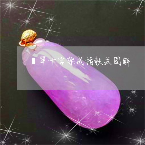 翡翠十字架戒指款式图解/2023061895049