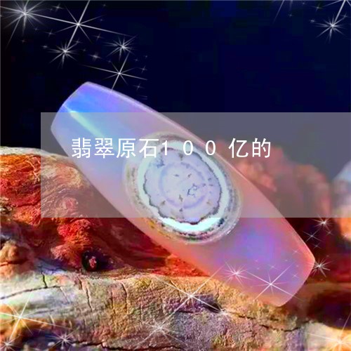 翡翠原石100亿的/2023041129693 翡翠原石100亿的/2023041129693