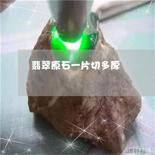 翡翠原石一片切多厚/2023041163916