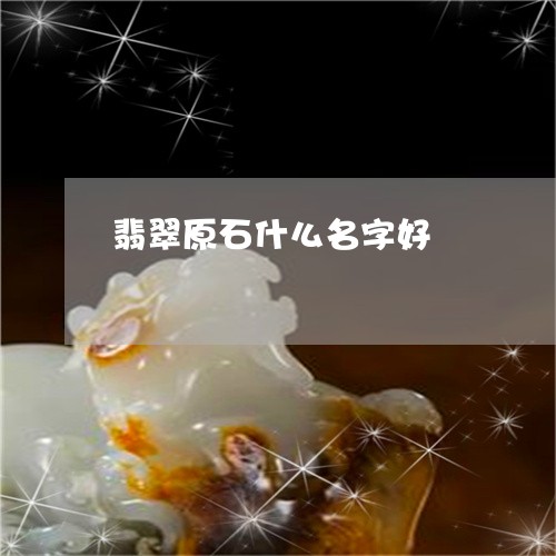 翡翠原石什么名字好/2023041103627 翡翠原石什么名字好/2023041103627