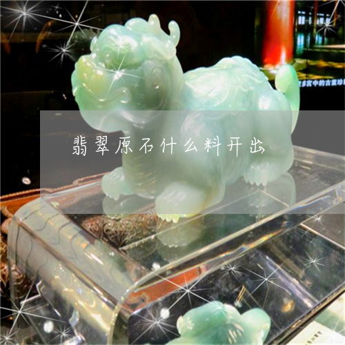 翡翠原石什么料开出/2023041172806 翡翠原石什么料开出/2023041172806