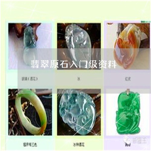 翡翠原石入门级资料/2023041134936