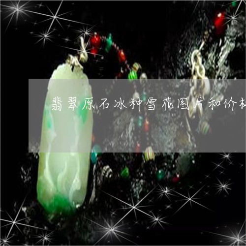 翡翠原石冰种雪花图片和价格/2023071221390