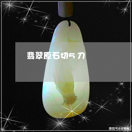 翡翠原石切5刀/2023032753805 翡翠原石切5刀/2023032753805