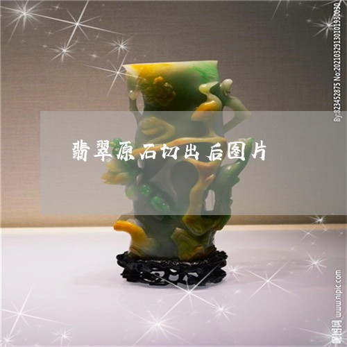 翡翠原石切出后图片/2023041175058