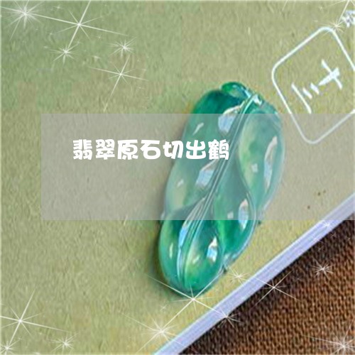 翡翠原石切出鹤/2023032749594 翡翠原石切出鹤/2023032749594