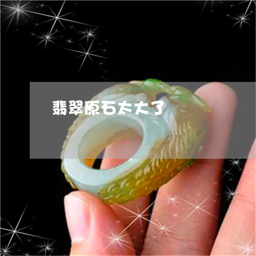 翡翠原石太大了/2023032857281 翡翠原石太大了/2023032857281