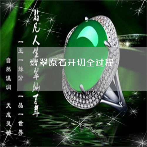 翡翠原石开切全过程/2023041127361