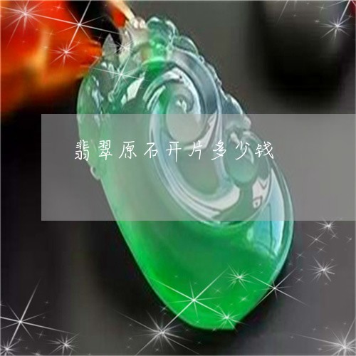 翡翠原石开片多少钱/2023041160624