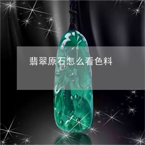 翡翠原石怎么看色料/2023041124047