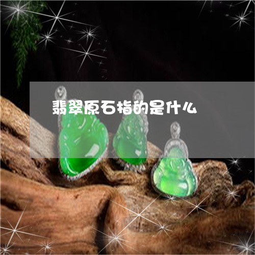 翡翠原石指的是什么/2023041006158 翡翠原石指的是什么/2023041006158