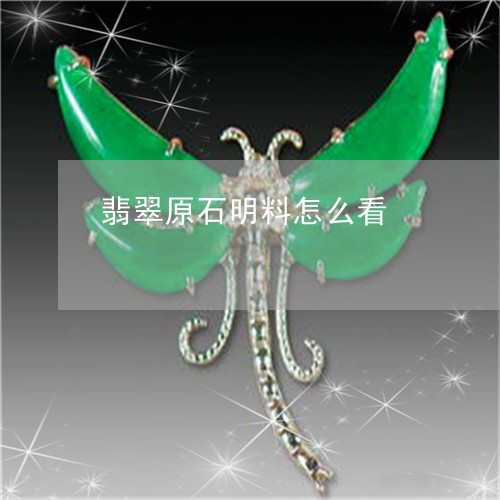 翡翠原石明料怎么看/2023041066249
