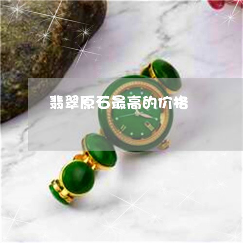 翡翠原石最高的价格/2023041056148 翡翠原石最高的价格/2023041056148