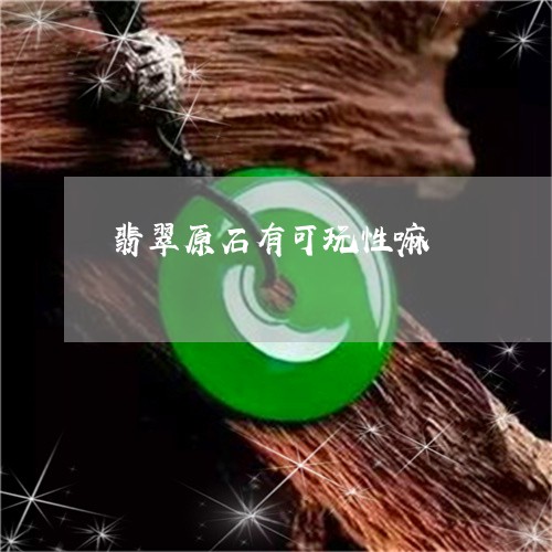 翡翠原石有可玩性嘛/2023041045159