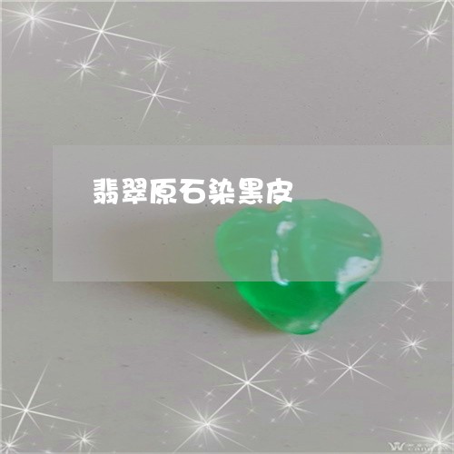 翡翠原石染黑皮/2023032749582