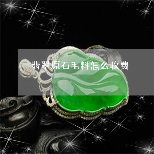翡翠原石毛料怎么收费