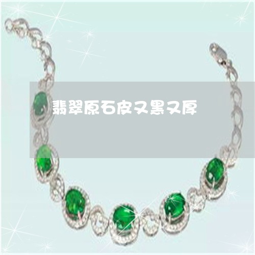 翡翠原石皮又黑又厚/2023041027169 翡翠原石皮又黑又厚/2023041027169