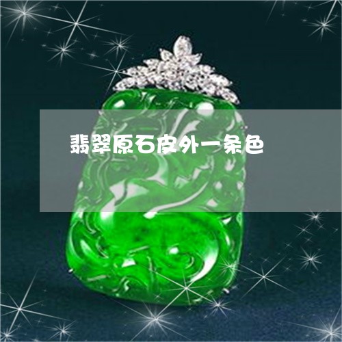 翡翠原石皮外一条色/2023041051573 翡翠原石皮外一条色/2023041051573