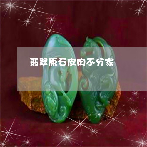 翡翠原石皮肉不分家/2023041071692 翡翠原石皮肉不分家/2023041071692