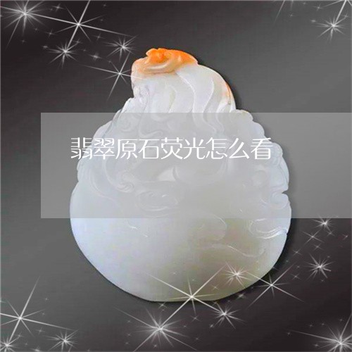 翡翠原石荧光怎么看/2023041057189 翡翠原石荧光怎么看/2023041057189