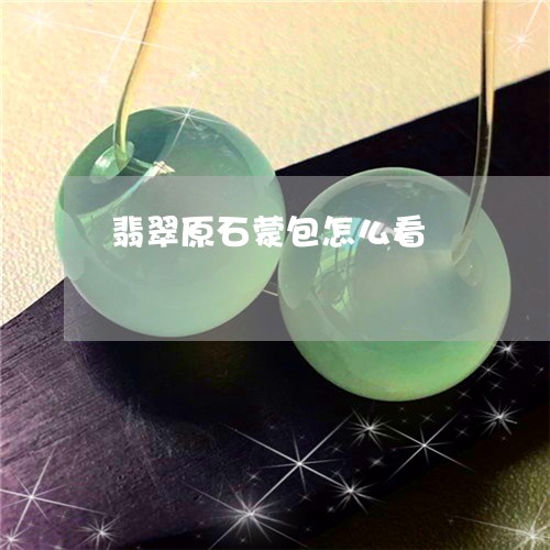 翡翠原石蒙包怎么看/2023041037147