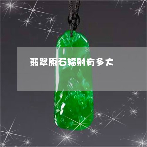 翡翠原石辐射有多大/2023041095169 翡翠原石辐射有多大/2023041095169