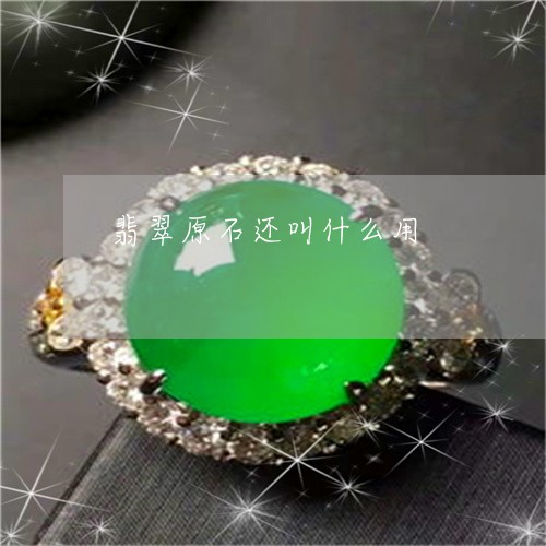 翡翠原石还叫什么用/2023041084028 翡翠原石还叫什么用/2023041084028